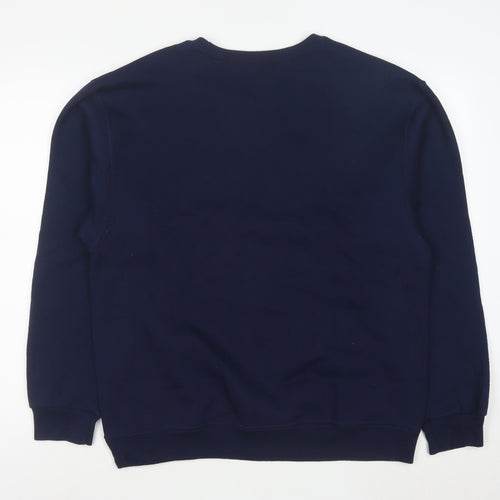 Fruit of the Loom Men's Navy Blue L Pullover Crew Neck Sweatshirt