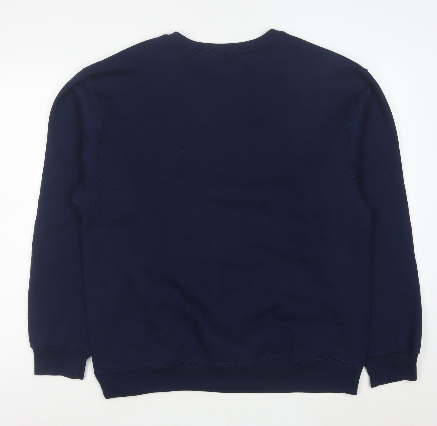 Fruit of the Loom Men's Navy Blue L Pullover Crew Neck Sweatshirt