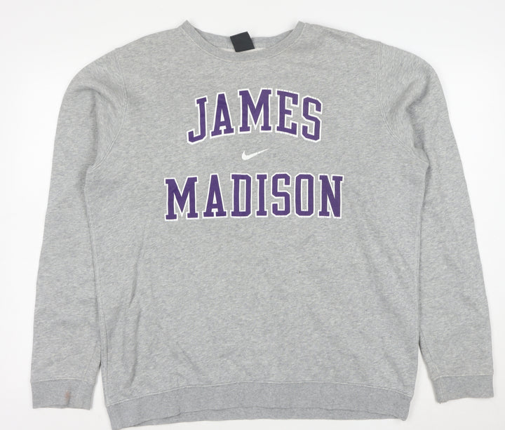 Nike Men’s Grey James Madison Pullover Sweatshirt L