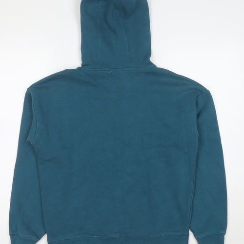 FILA Mens Blue Pullover Hoodie Size S Regular Fit Hooded Sweatshirt