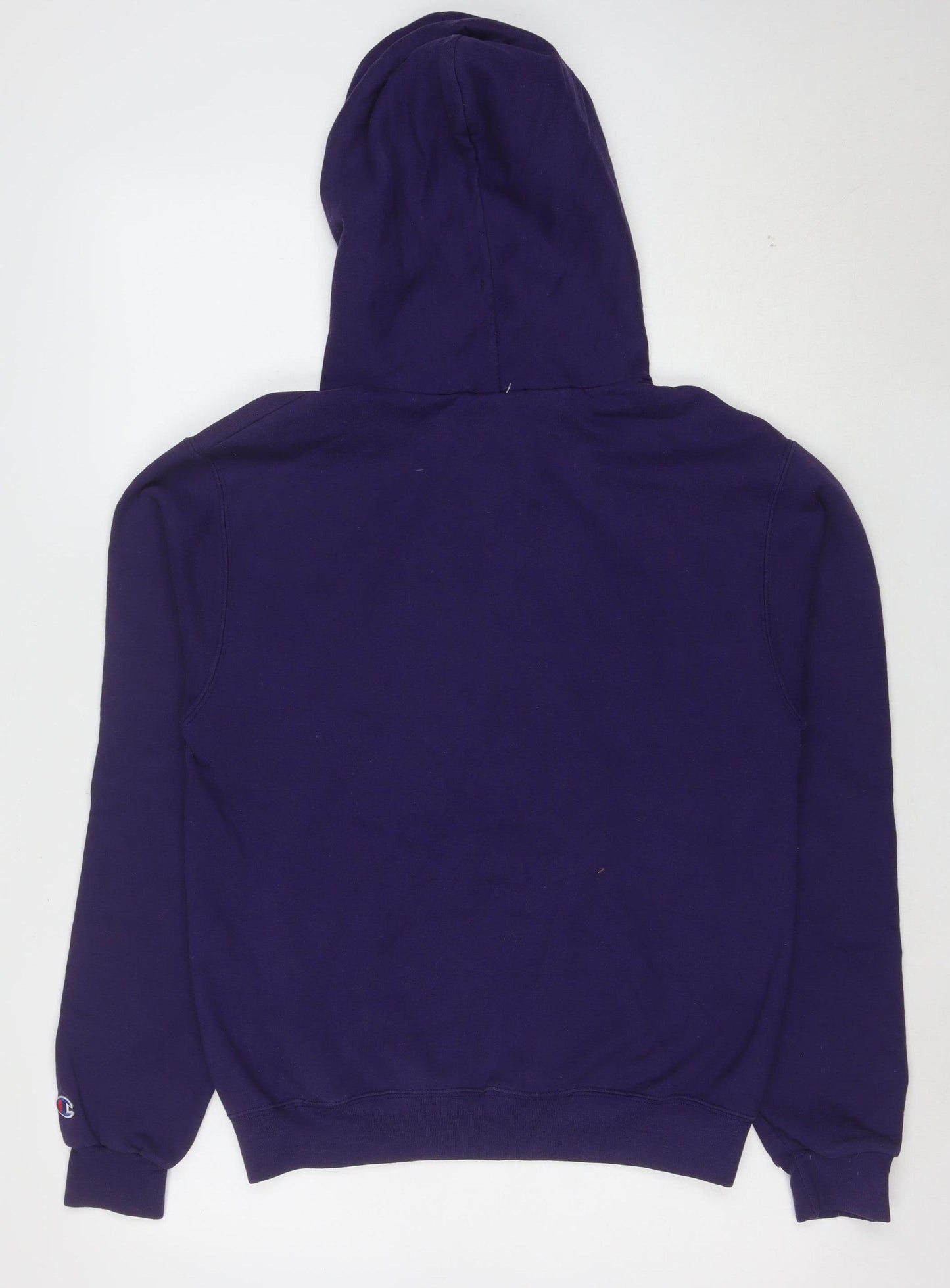 Champion Men's Purple Small Pullover Hoodie James Madison Graphic