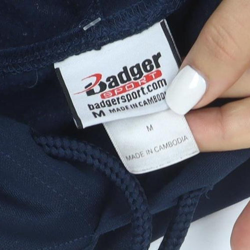 Badger Sport Men's Blue M Pullover Hoodie Maces Soccer Graphic