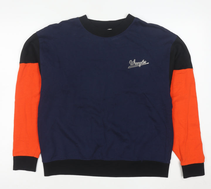 Wrangler Men's Multicoloured Sweatshirt S Crew Neck Pullover