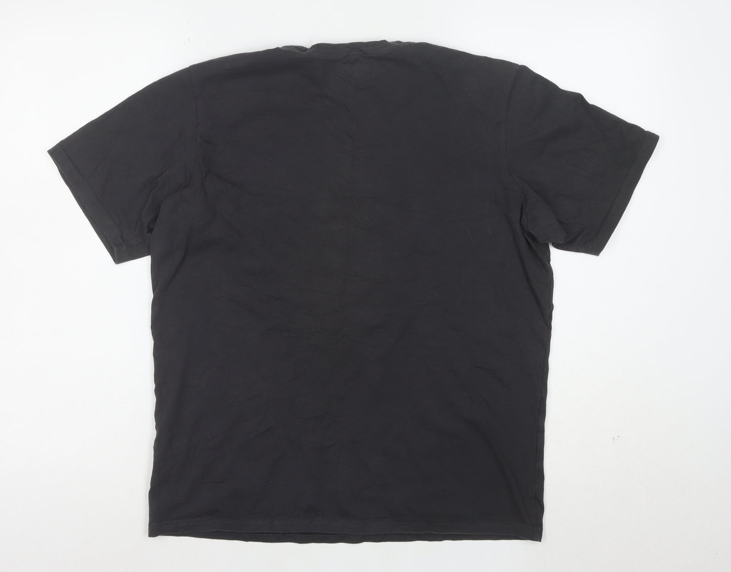 Columbia Men’s Black Cotton Graphic Print T-Shirt M