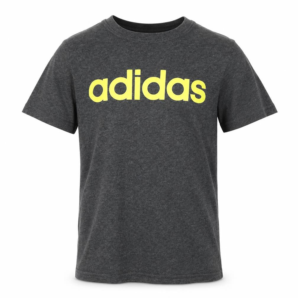 adidas Boys Grey 13-14 Years Short Sleeve Logo T-Shirt