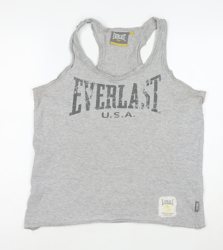 Everlast Men's Grey Sleeveless Athletic T-Shirt Size S