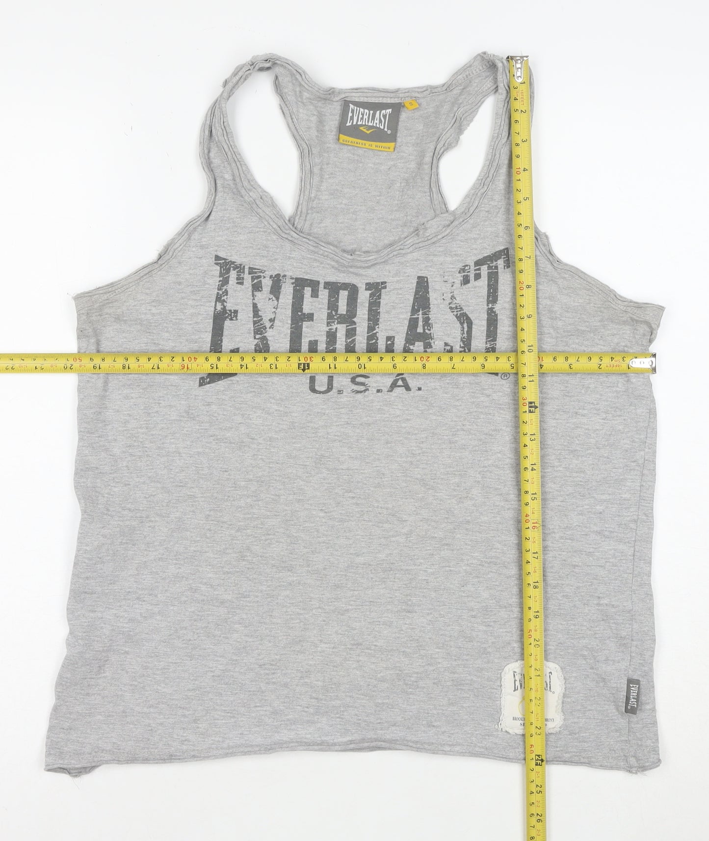 Everlast Men's Grey Sleeveless Athletic T-Shirt Size S