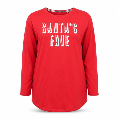 Victoria's Secret Women's Red Christmas T-Shirt Nightshirt XS