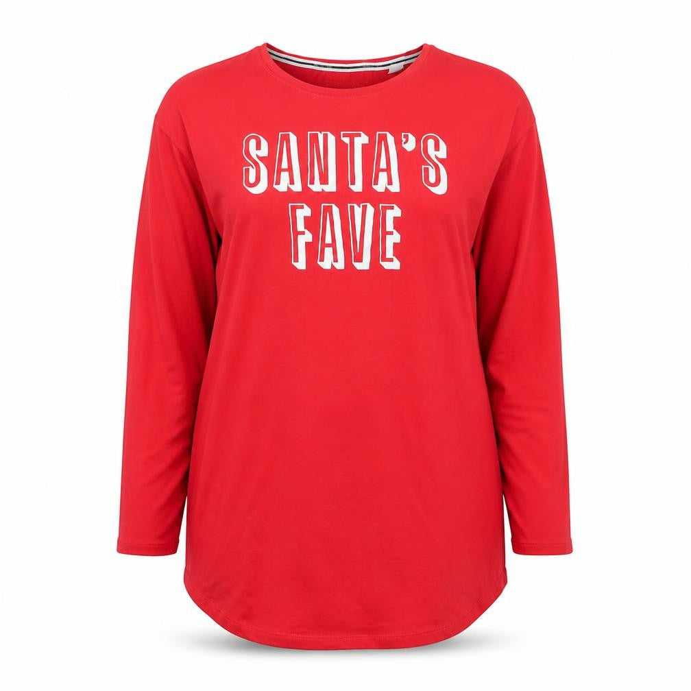 Victoria's Secret Women's Red Christmas T-Shirt Nightshirt XS