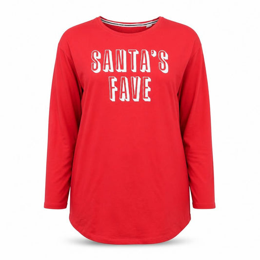 Victoria's Secret Women's Red Christmas T-Shirt Nightshirt XS