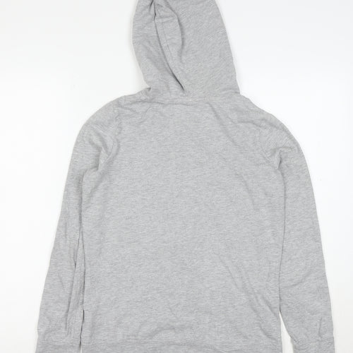 Peter Storm Womens Grey Full Zip Hoodie Size 10 Cotton Blend