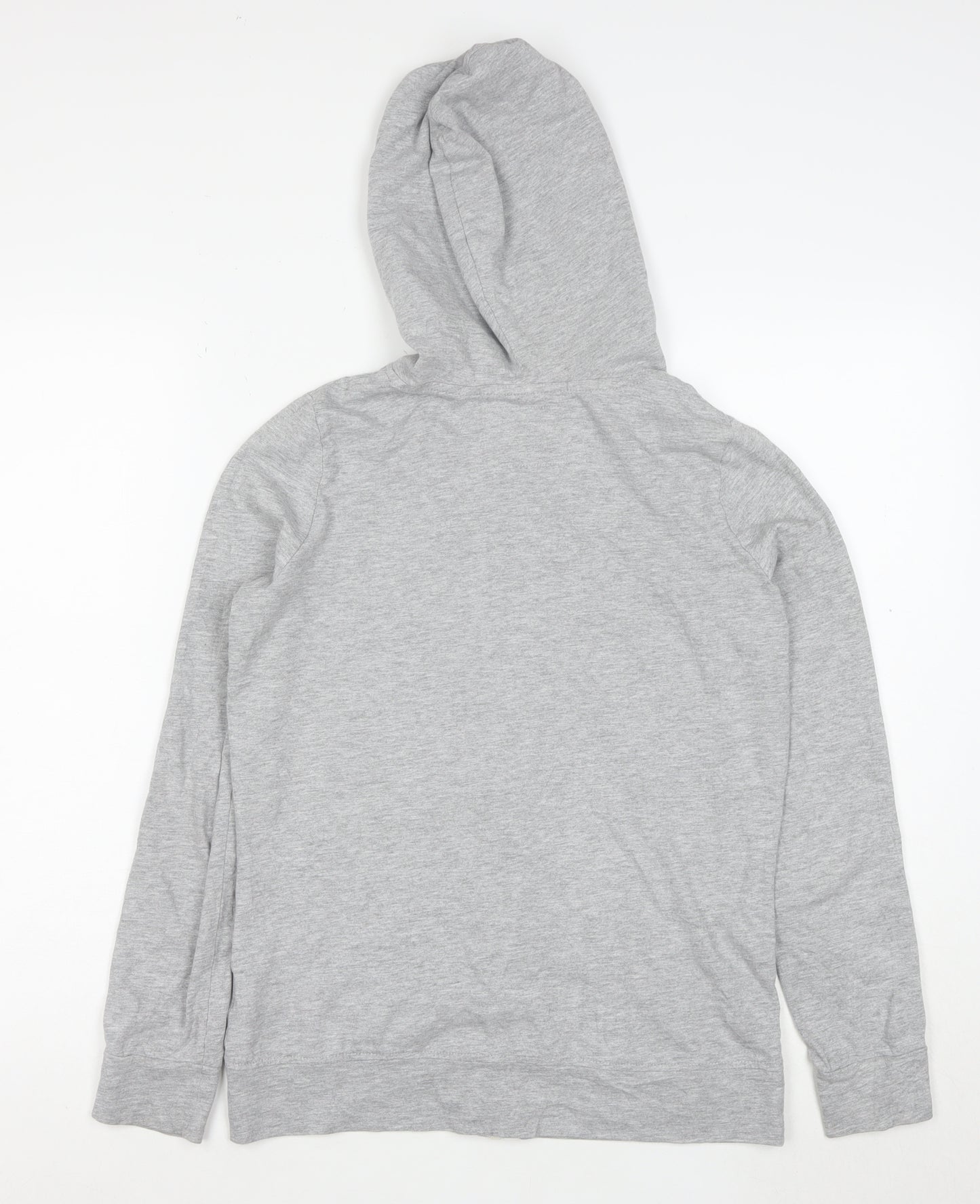 Peter Storm Womens Grey Full Zip Hoodie Size 10 Cotton Blend