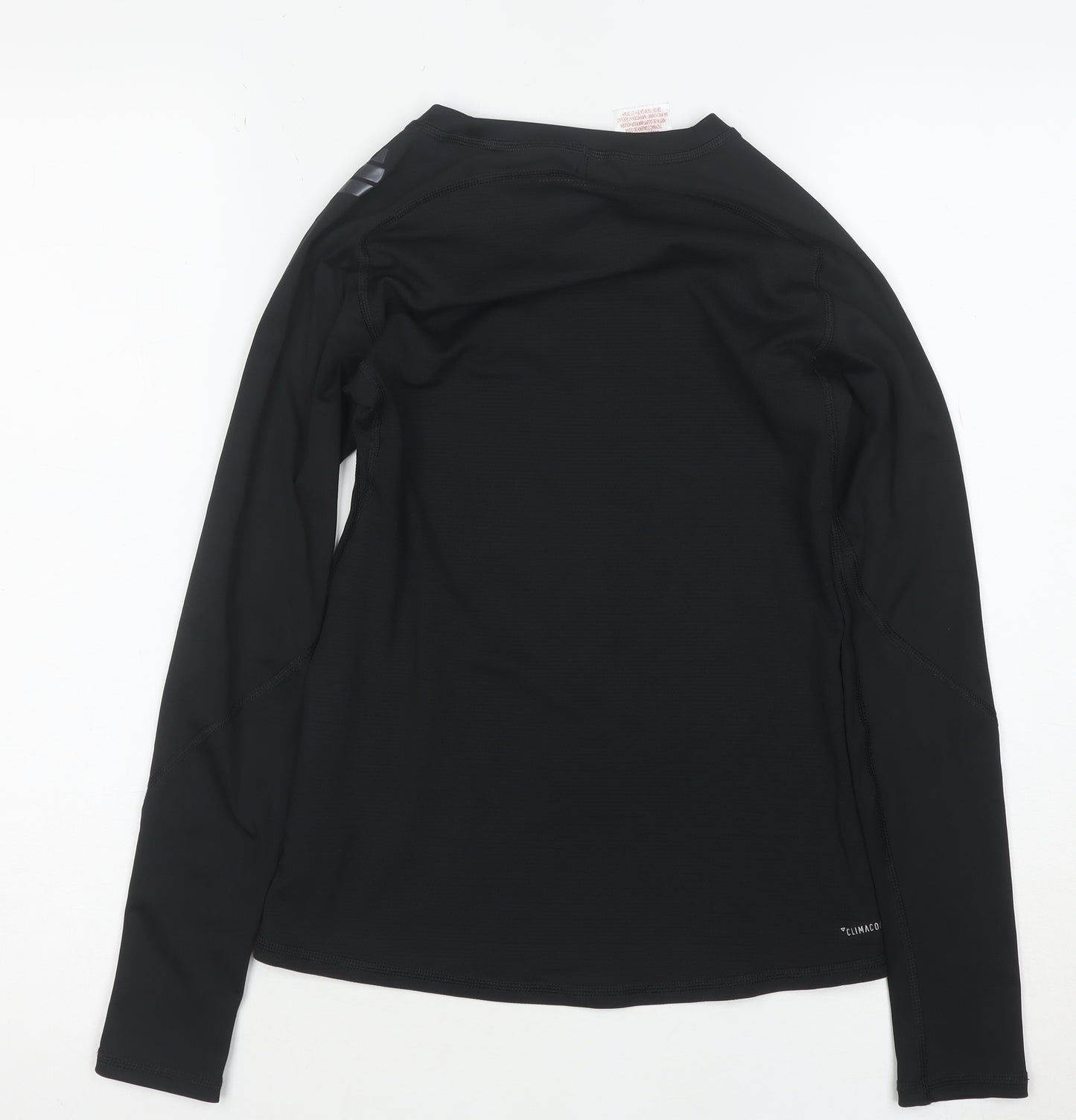 adidas Boys Black 11-12 Years Techfit Long Sleeve Training Top