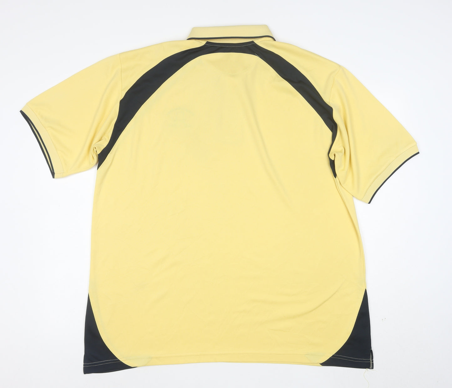 Sporte Leisure Men’s Yellow XL Golf Polo Shirt Moisture Wicking