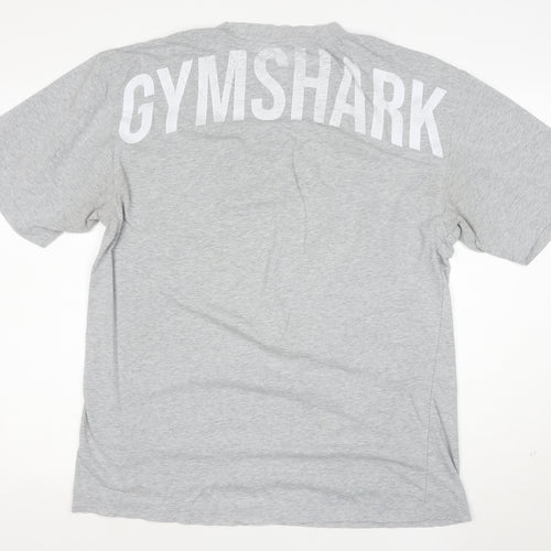 Gymshark Men's Grey Athletic Fit Short Sleeve T-Shirt M