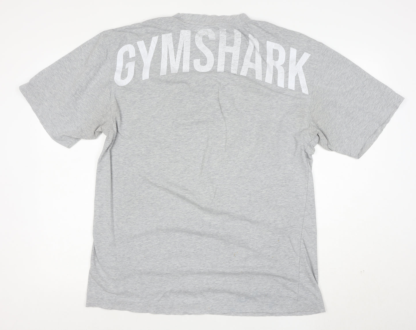 Gymshark Men's Grey Athletic Fit Short Sleeve T-Shirt M