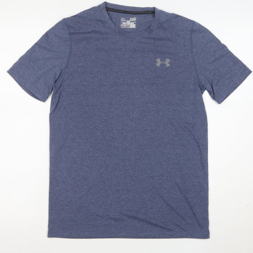 Under Armour Men's Blue HeatGear Fitted Short Sleeve T-Shirt Size S