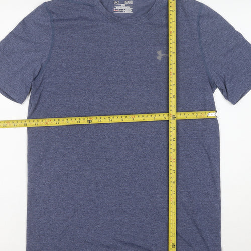 Under Armour Men's Blue HeatGear Fitted Short Sleeve T-Shirt Size S