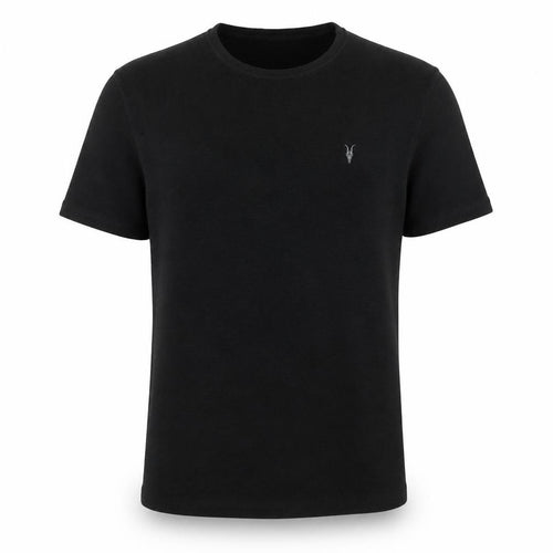 AllSaints Men's Black Crew Neck Short Sleeve T-Shirt Size S