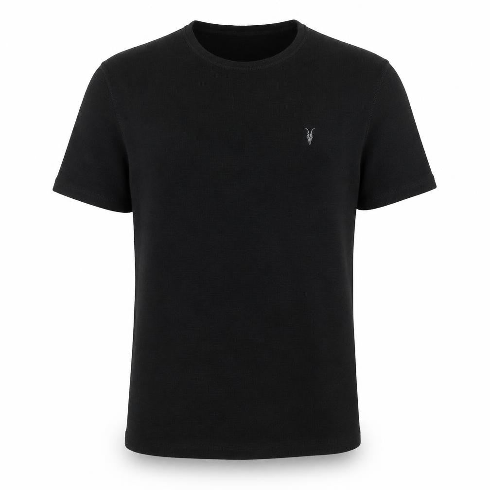 AllSaints Men's Black Crew Neck Short Sleeve T-Shirt Size S