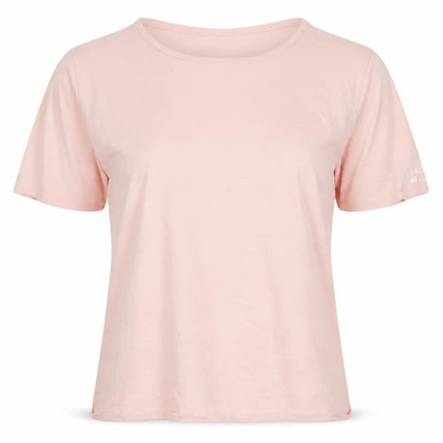 Jack Wills Women's Pink Short Sleeve Cotton T-Shirt Size 8