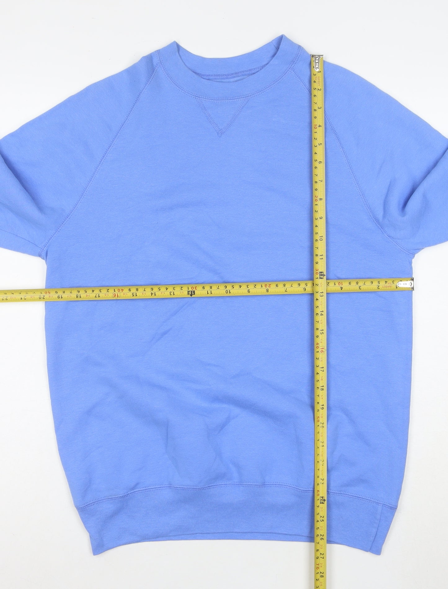 Hanes Men's Blue Pullover Crew Neck Sweatshirt Size S