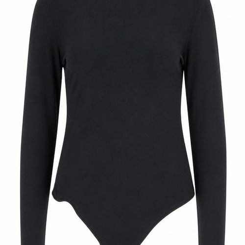Abercrombie & Fitch Womens Black Long Sleeve Bodysuit Size M