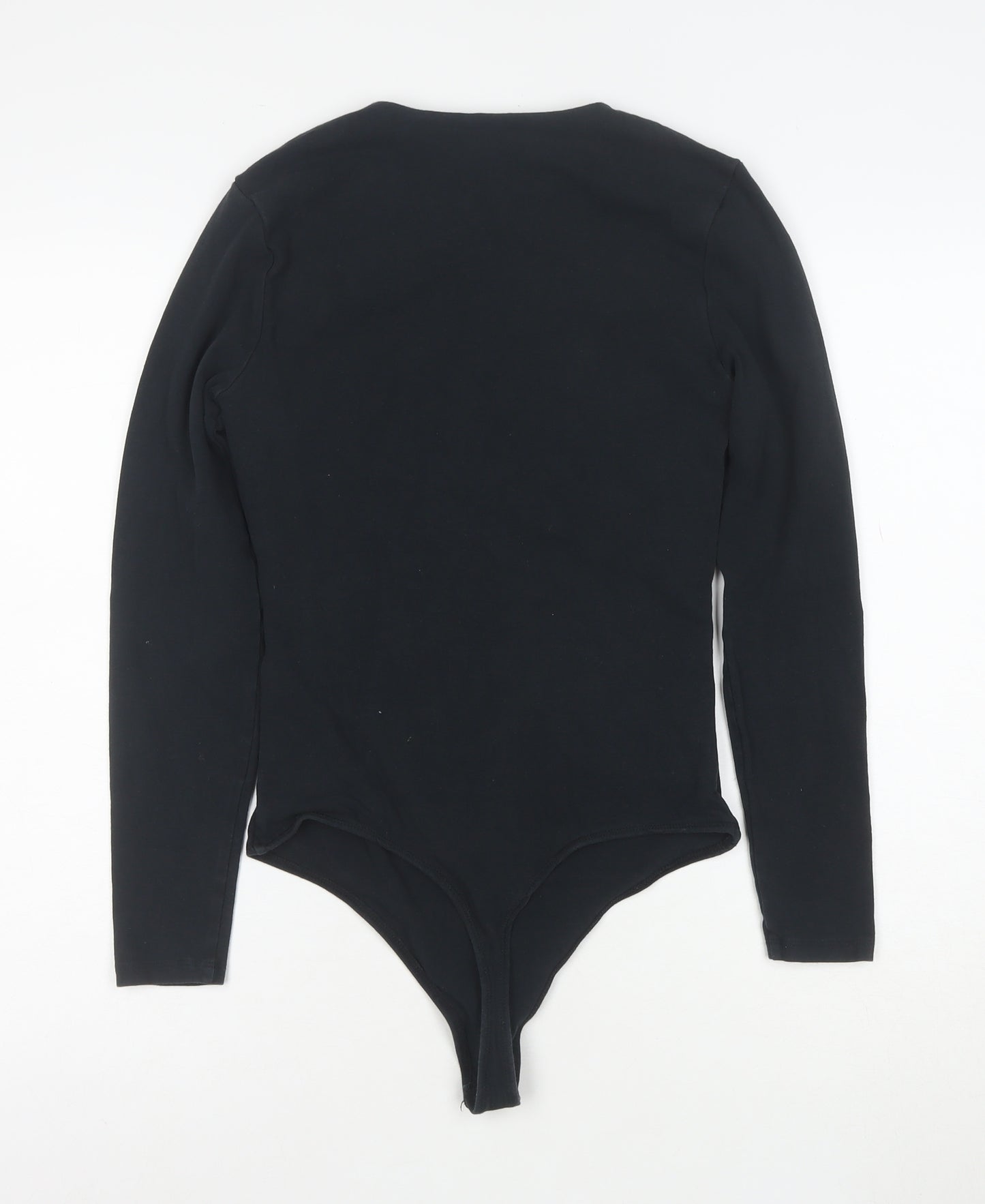 Abercrombie & Fitch Womens Black Long Sleeve Bodysuit Size M
