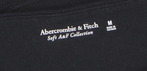Abercrombie & Fitch Womens Black Long Sleeve Bodysuit Size M