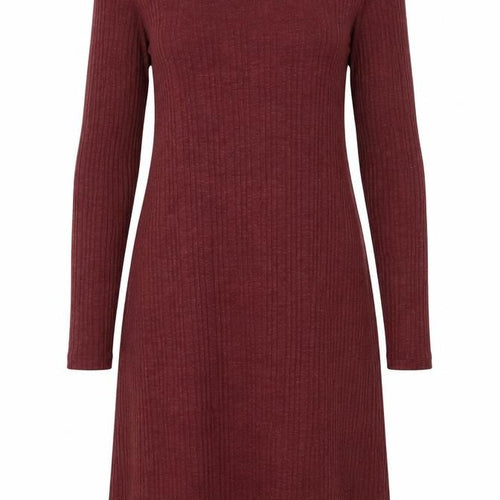 Marks and Spencer Women Red Size 10 Long Sleeve Shift Jersey Dress