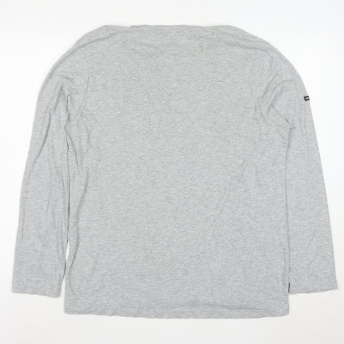 Superdry Studios Men's Grey XL Long Sleeve Crew Neck T-Shirt