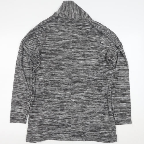 Marks and Spencer Women's Grey Open Front Long Sleeve Cardigan Size 16