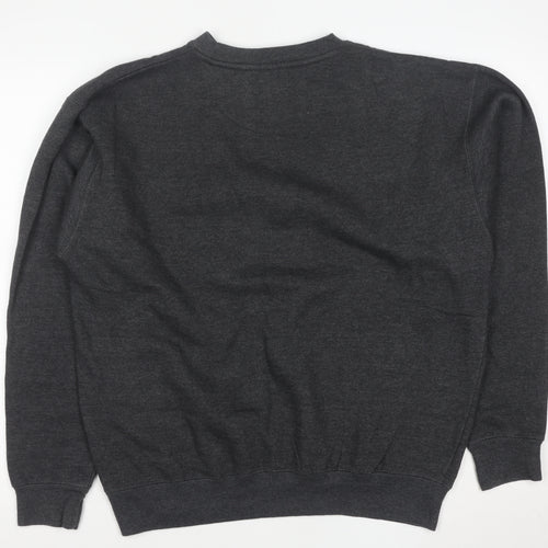 Outer Banks Authentic Mens Grey Graphic Pullover Sweatshirt Size M