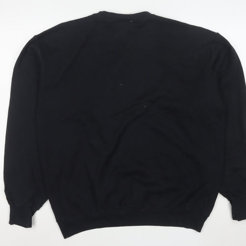 Champion Mens Black Norwich University Pullover Sweatshirt L
