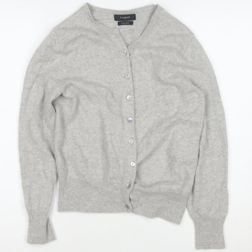 Marks and Spencer Women’s Grey 100% Cashmere Cardigan Size 10