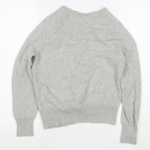 Marks and Spencer Women’s Grey 100% Cashmere Cardigan Size 10