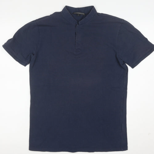 Drkshdw For Beautiful People Men's Blue Slim Fit Polo Shirt Size S