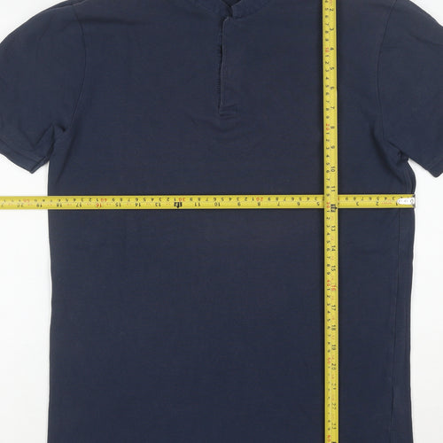 Drkshdw For Beautiful People Men's Blue Slim Fit Polo Shirt Size S