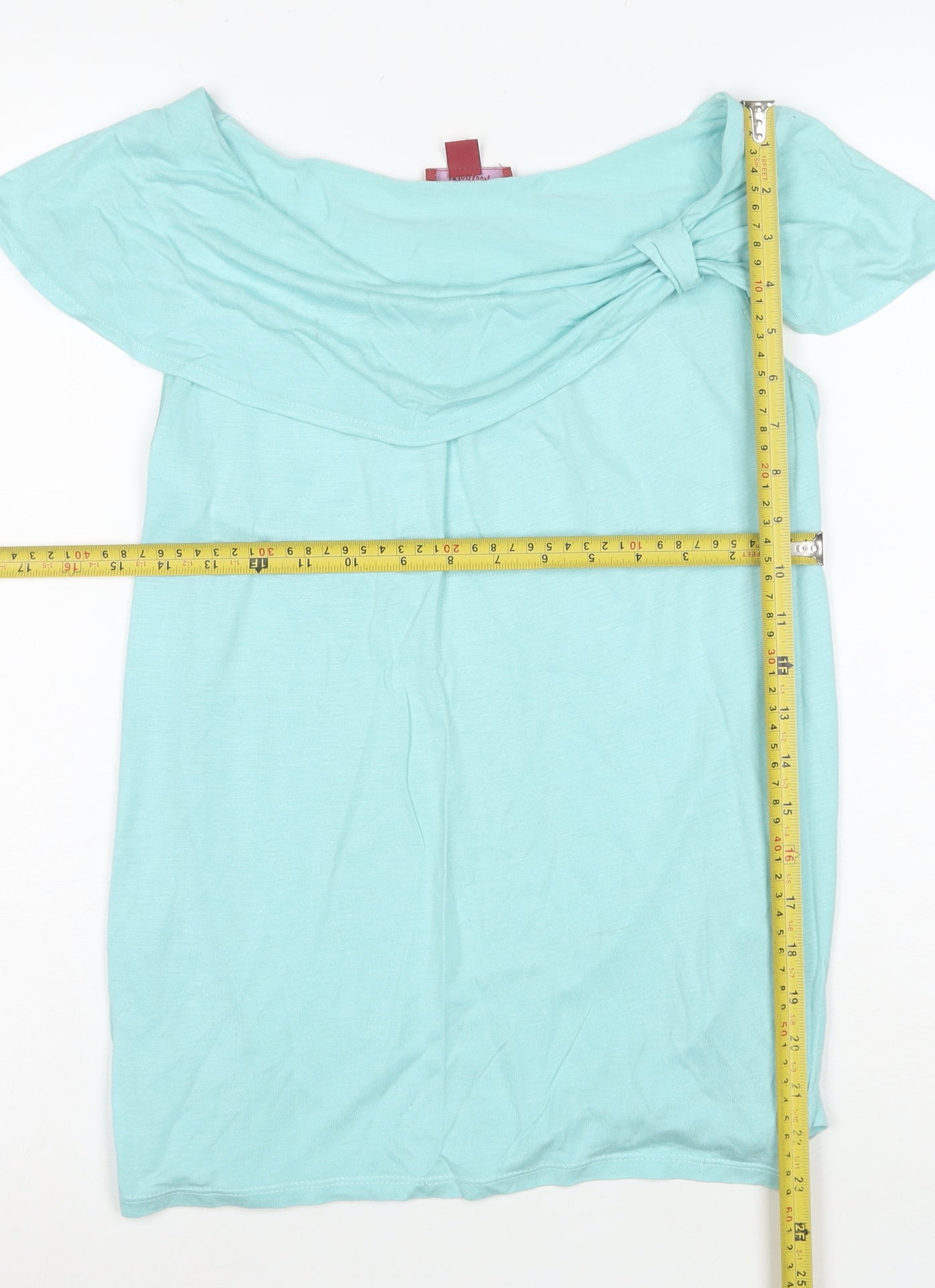 Monsoon Women’s Blue Off the Shoulder Short Sleeve Blouse Size 10