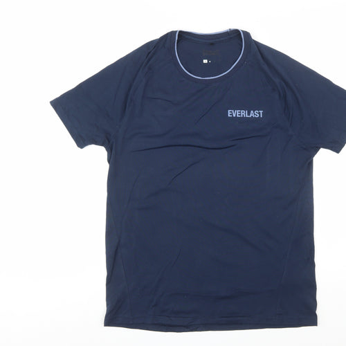 Everlast Men’s Blue Regular Fit Sports Graphic T-Shirt M