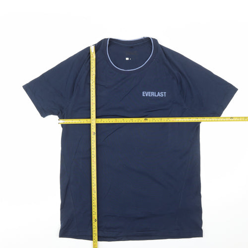 Everlast Men’s Blue Regular Fit Sports Graphic T-Shirt M
