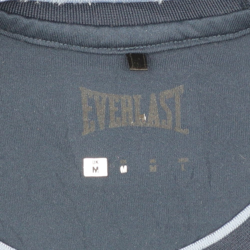 Everlast Men’s Blue Regular Fit Sports Graphic T-Shirt M
