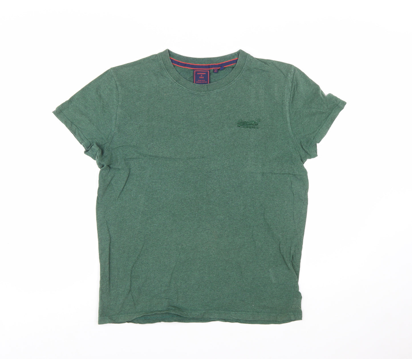 Superdry Men's Green Organic Cotton Crew Neck T-Shirt Size M
