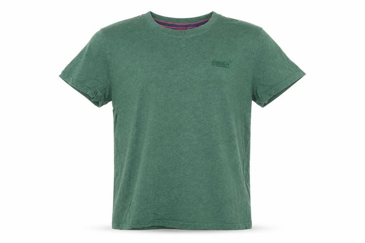 Superdry Men's Green Organic Cotton Crew Neck T-Shirt Size M