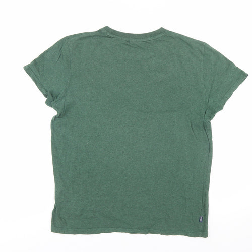 Superdry Men's Green Organic Cotton Crew Neck T-Shirt Size M