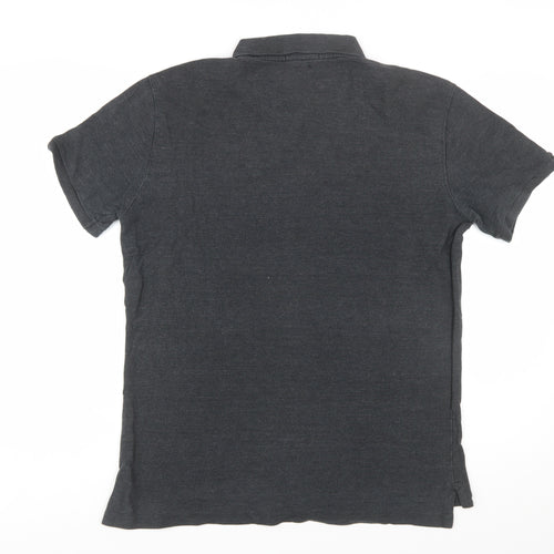Ralph Lauren Men's Black Slim Fit Polo Shirt Size L