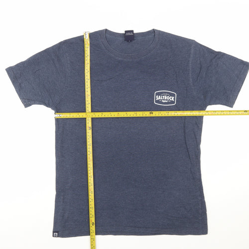Saltrock Men's Blue Short Sleeve Crew Neck Graphic T-Shirt Size S