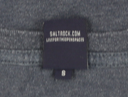 Saltrock Men's Blue Short Sleeve Crew Neck Graphic T-Shirt Size S