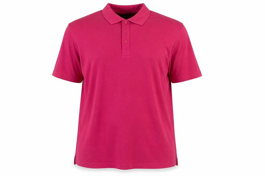 Front view of Pierre Cardin Men’s Red 3XL Regular Fit Cotton Polo Shirt