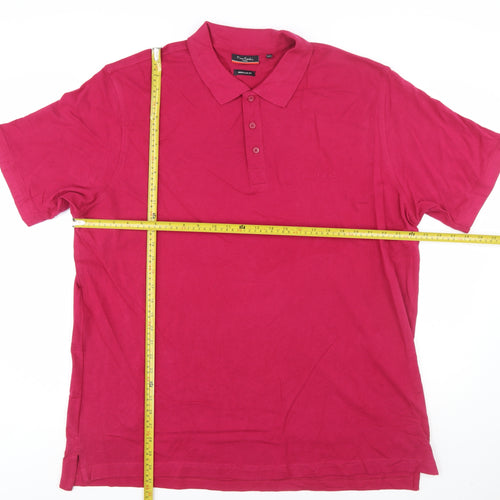 Pierre Cardin Men’s Red 3XL Regular Fit Cotton Polo Shirt